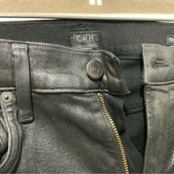 Citizens of Humanity Rocket High Rise Skinny Gunmetal Coated Jeans - Picture 3 of 8